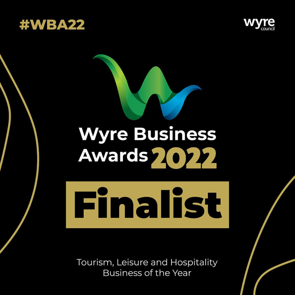 Wyre Business Awards 2022 – Leisure & Tourism Business of the Year Finalist